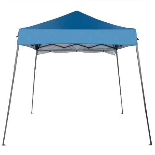 1.8*1.8m Beveled Oxford Cloth Black Plastic Sprayed Iron Pipe With One Side Cloth Backpack Storage Bag Folding Shed Sky Blue 1.8*1.8m Beveled Oxford Cloth Black Plastic Sprayed Iron Pipe With One Side Cloth Backpack Storage Bag Folding Shed Sky Blue