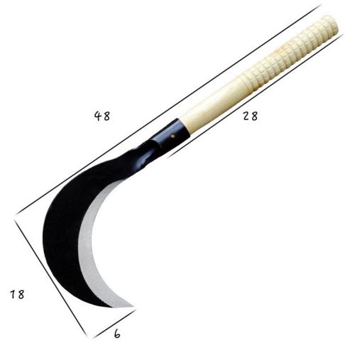 Agricultural Stainless Steel Lawn Mowing Sickle Agricultural Stainless Steel Lawn Mowing Sickle